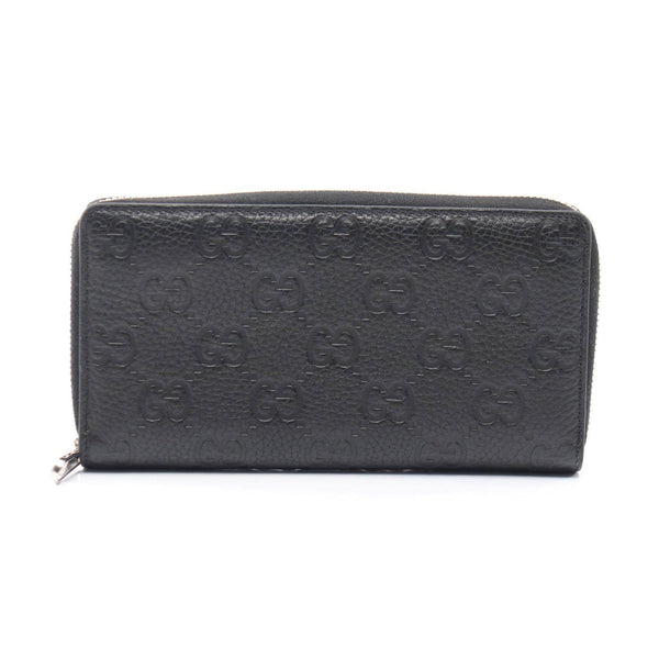 Gucci Imprint Leather Long Wallet
