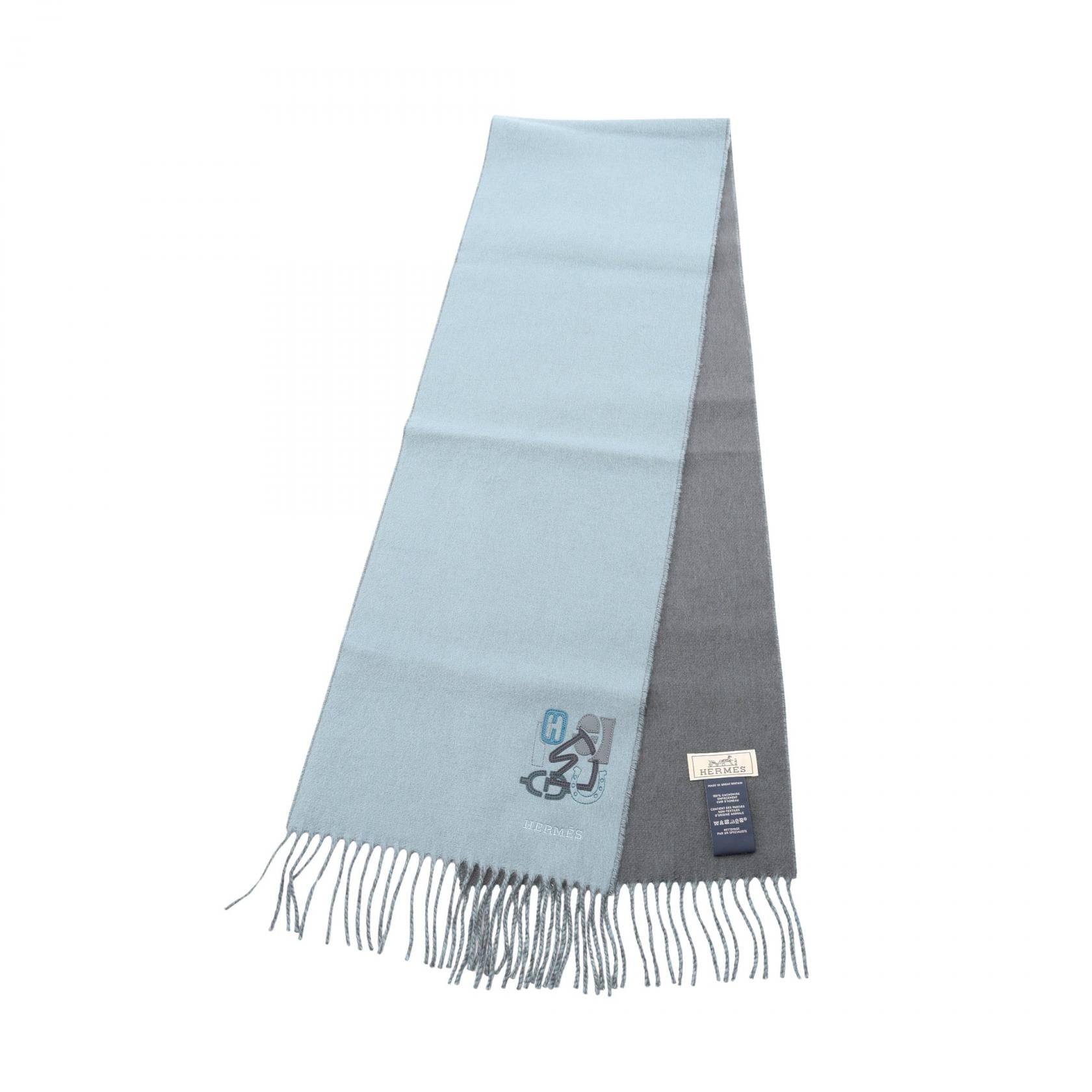 Hermes H Puzzle Cashmere Scarf