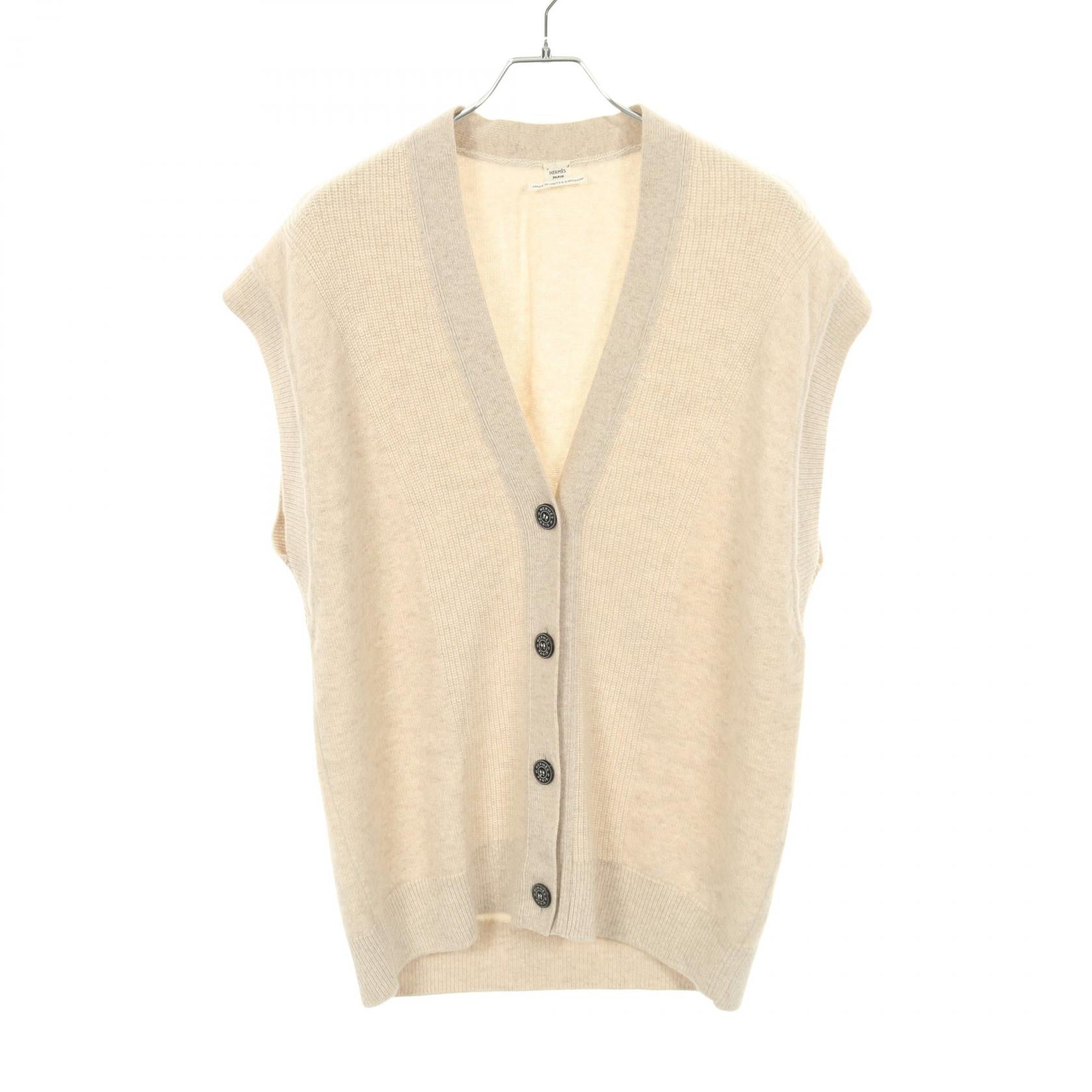 Hermes Serie Bouton Cashmere Vest