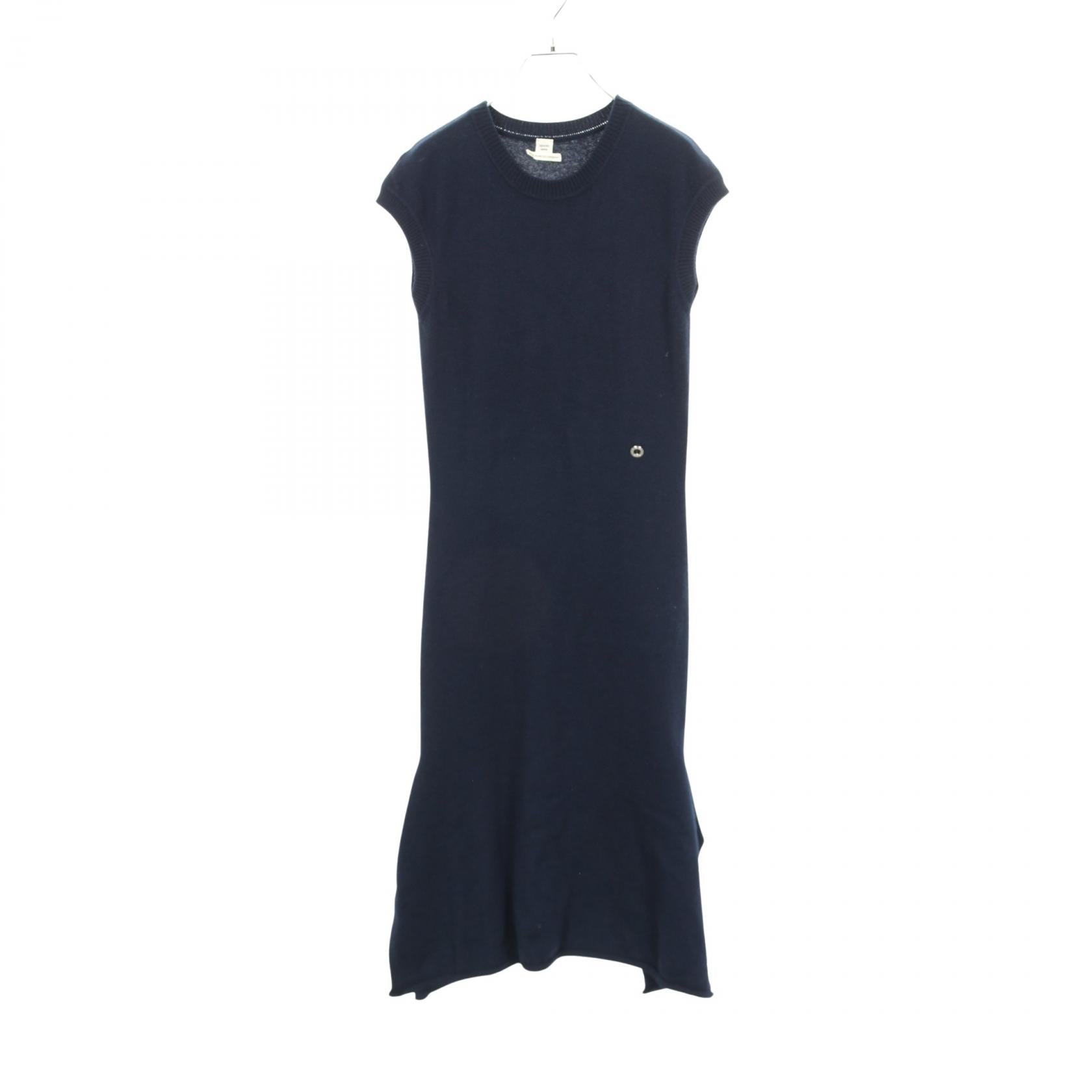 Hermes Serie Button Cotton Cashmere Dress