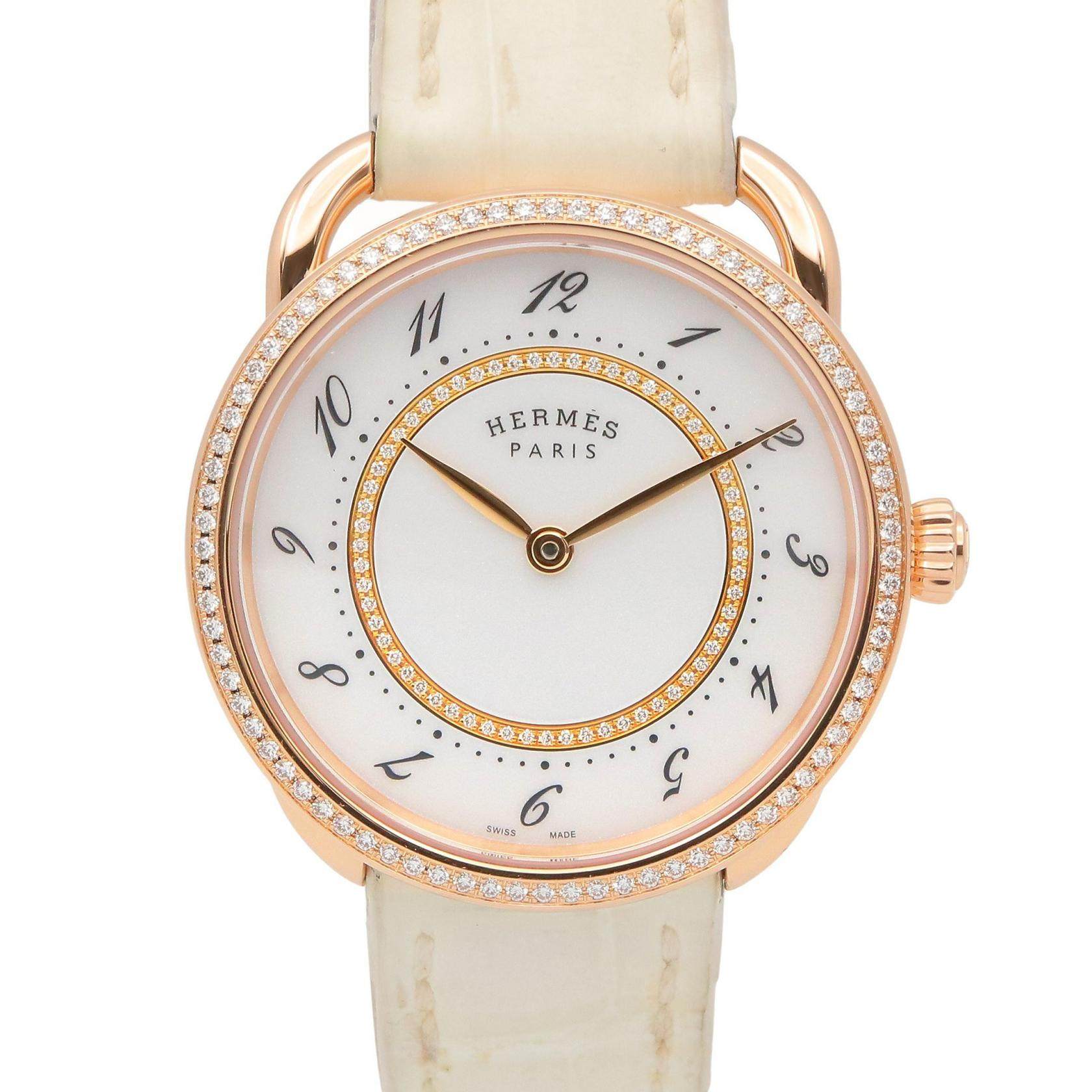 Hermes Arceau Au750 Diamond Watch