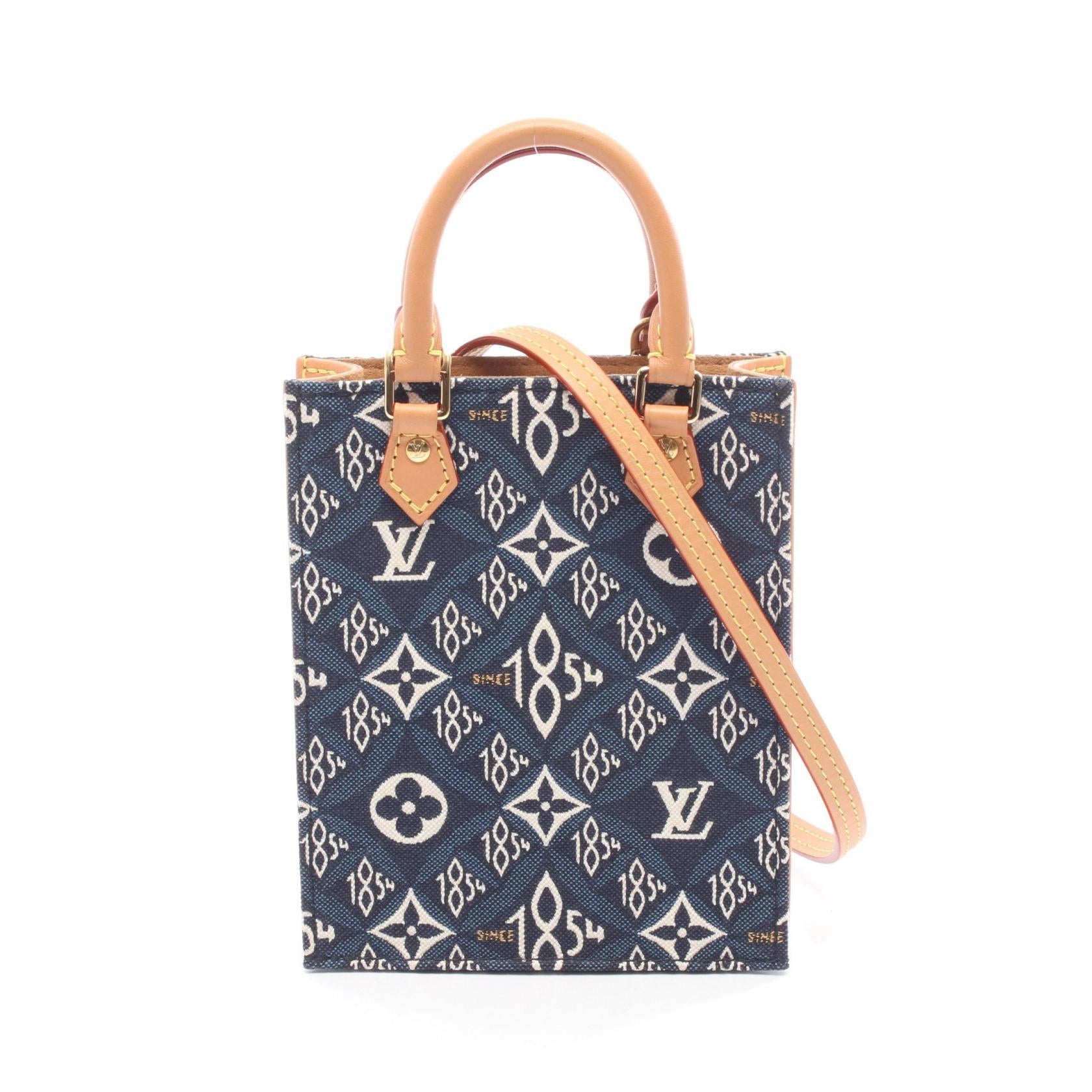 Louis Vuitton Petit Sac Plat Since 1854 Monogram Jacquard 2way bag