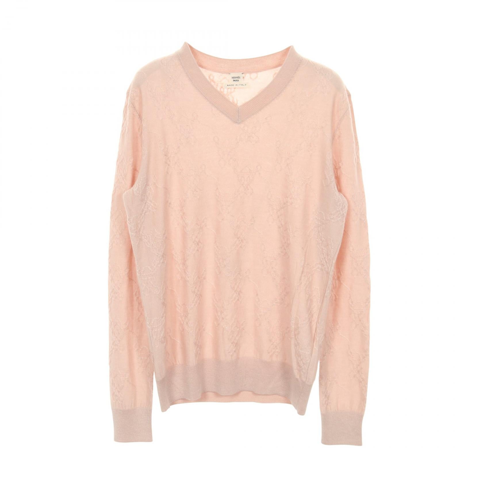 Hermes 34 Silk Cashmere Knit Top