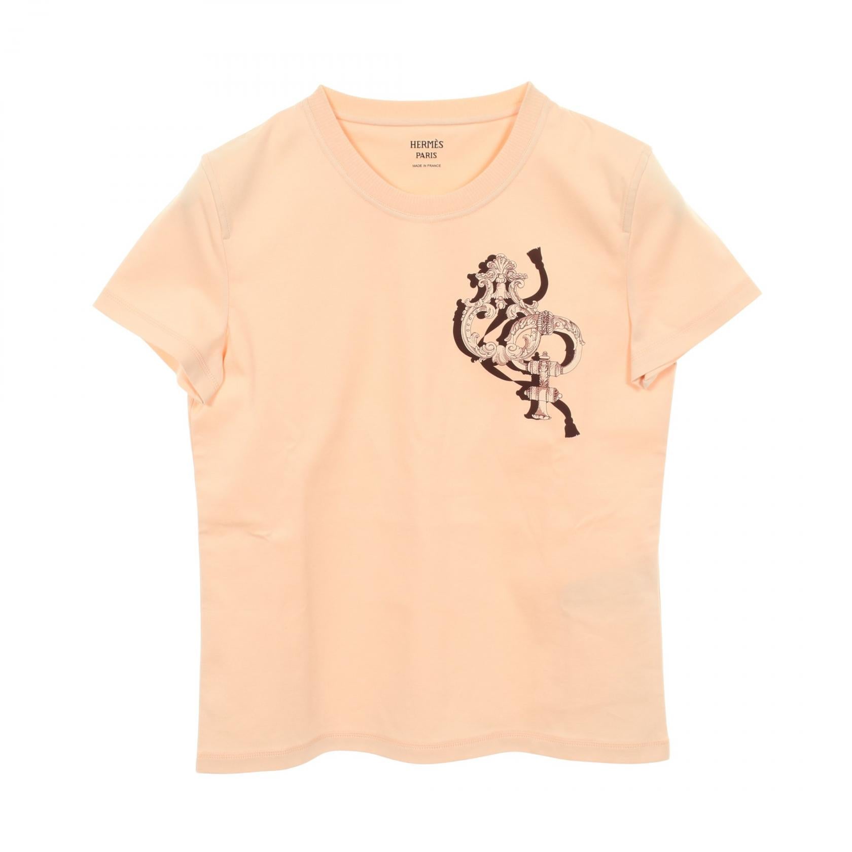 Hermes Printed straight t-shirt Cotton Top