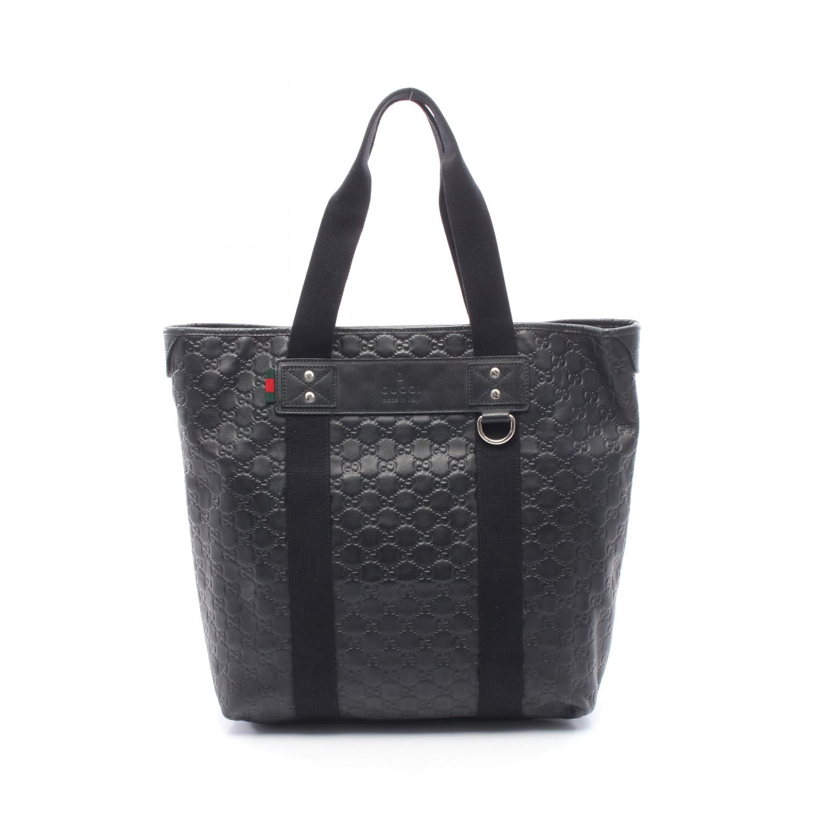 Gucci Guccissima Web Leather Tote Bag