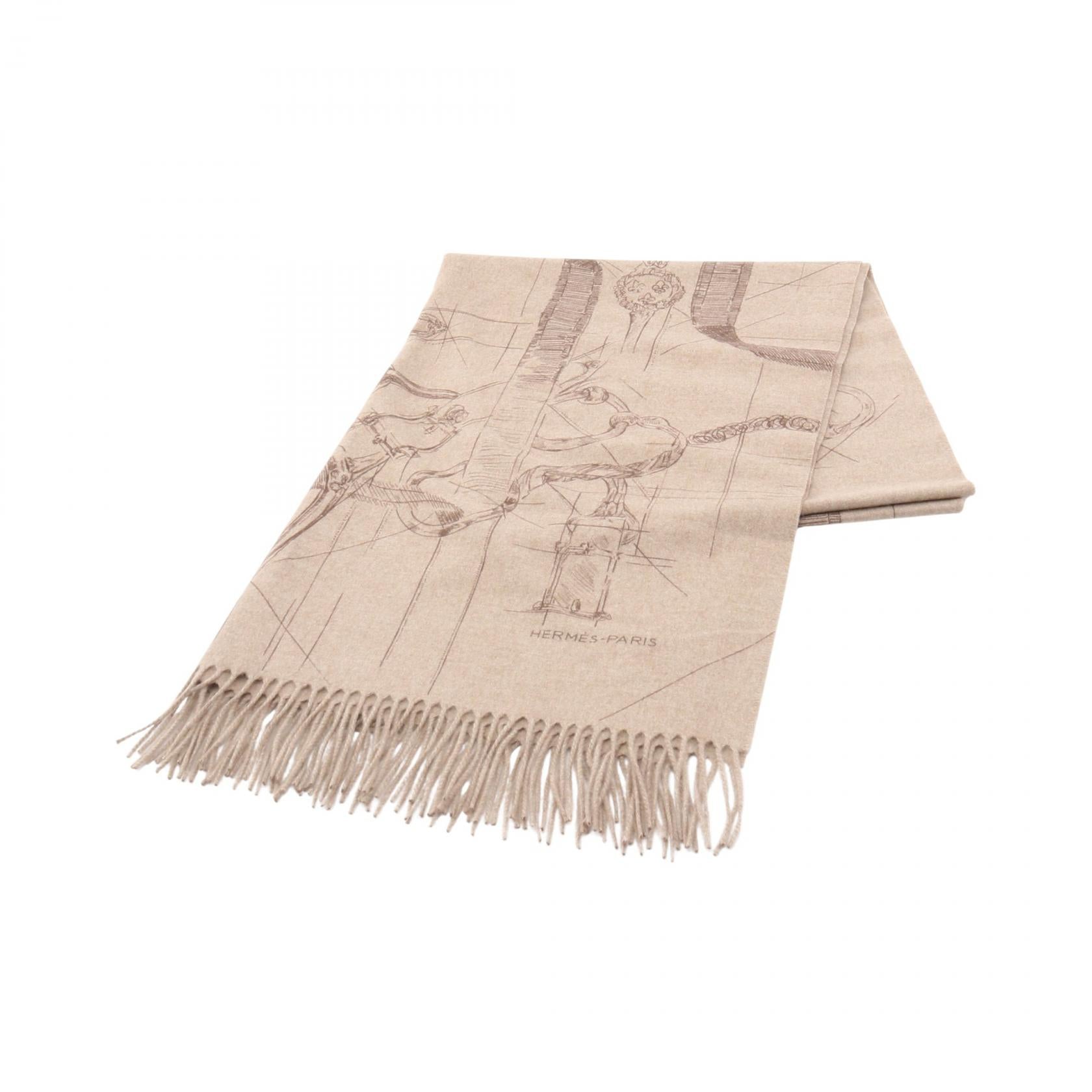Hermes Cavalcadour Esquisse Cashmere Scarf