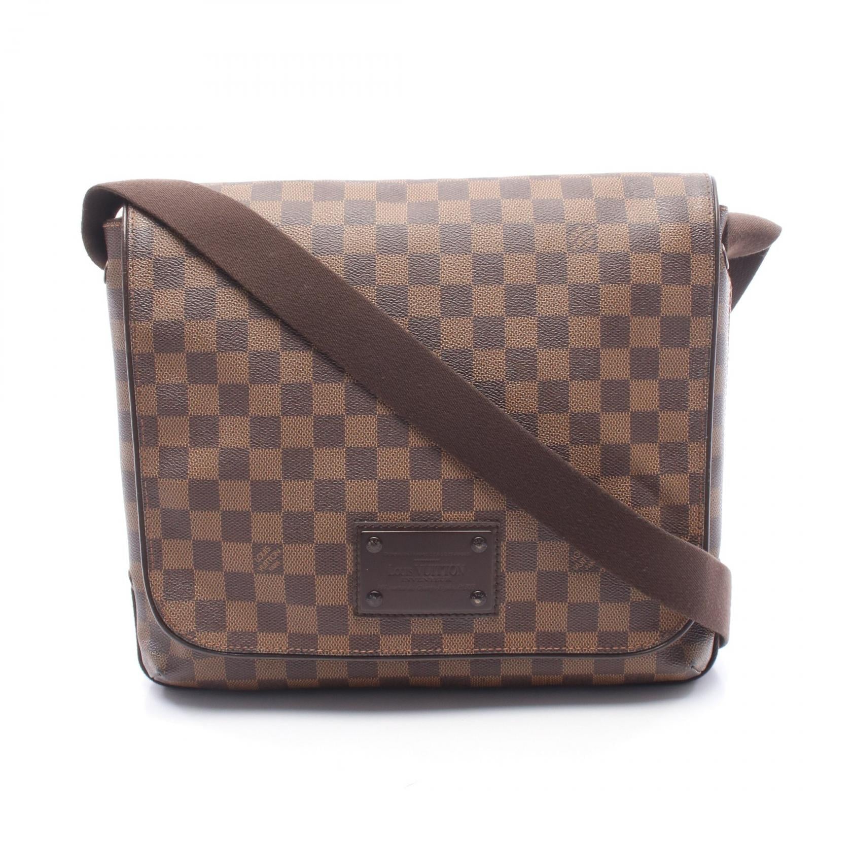 Louis Vuitton Brooklyn MM Damier Coated Canvas Shoulder Bag