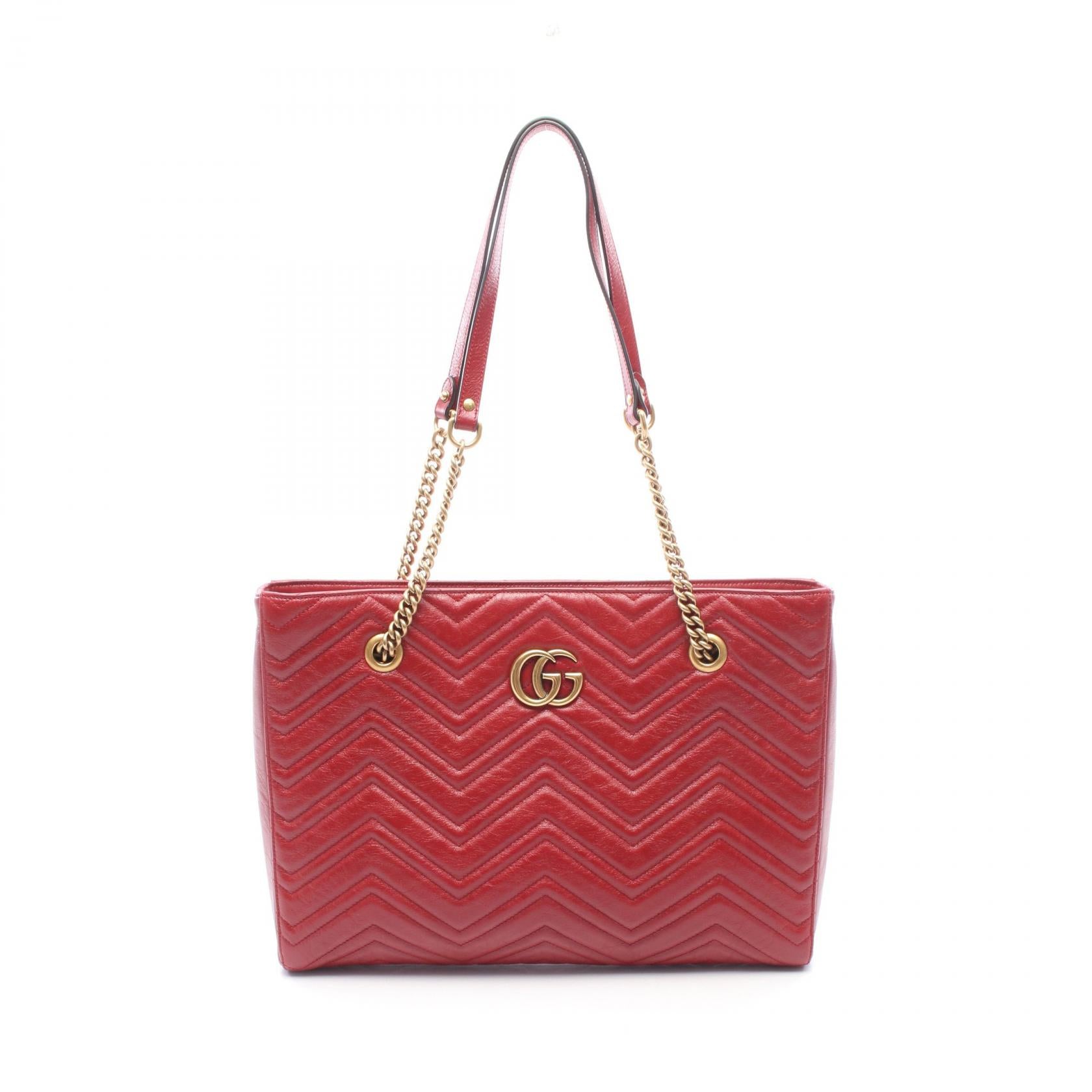 Gucci GG Marmont Leather Tote Bag
