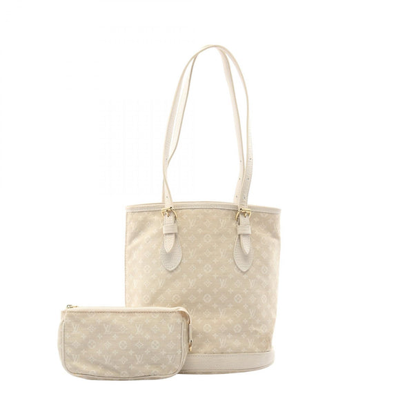 Louis Vuitton Monogram Mini Lin Bucket PM Handbag