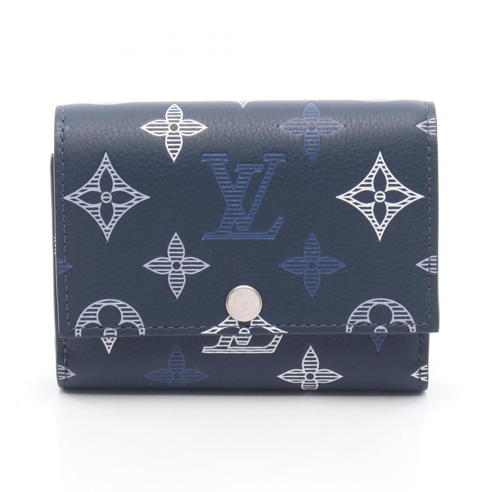 Louis Vuitton Victor Wallet Monogram Shadow Tri Fold Wallet