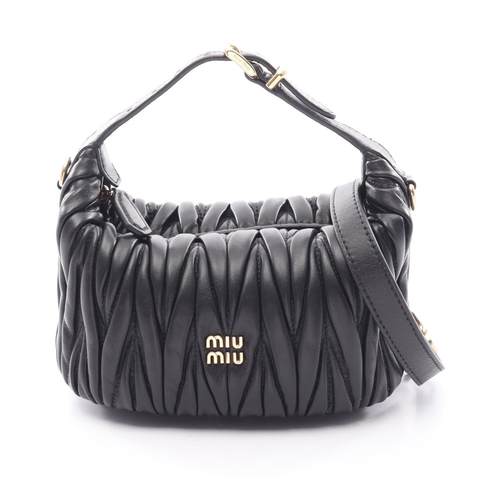 Miu Miu MATELASSE MIU leather 2way handbag