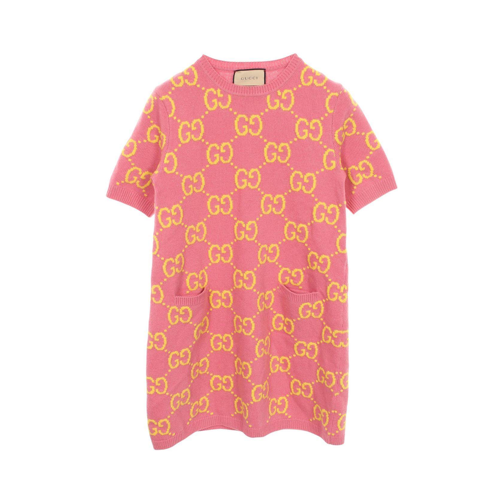 Gucci GG Jacquard Wool Dress