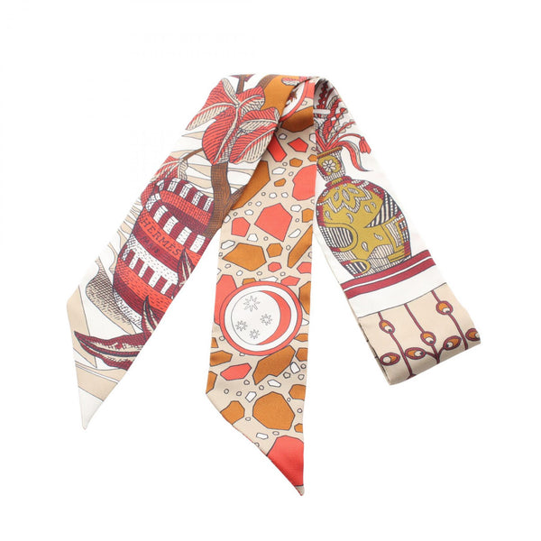 Hermes LA DANSE DES AMAZONES Silk Twilly Scarf