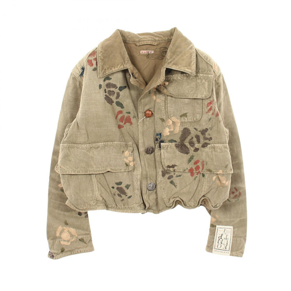 KAPITAL Fabric Leather Cotton Jacket