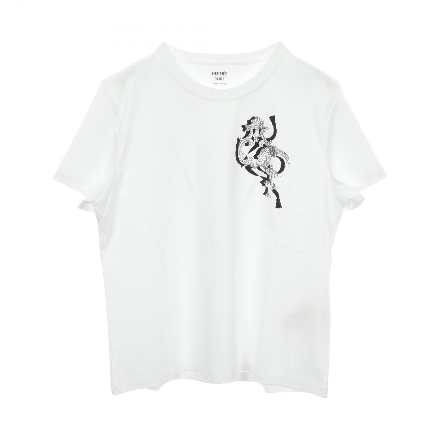 Hermes Printed straight t-shirt Cotton T shirt