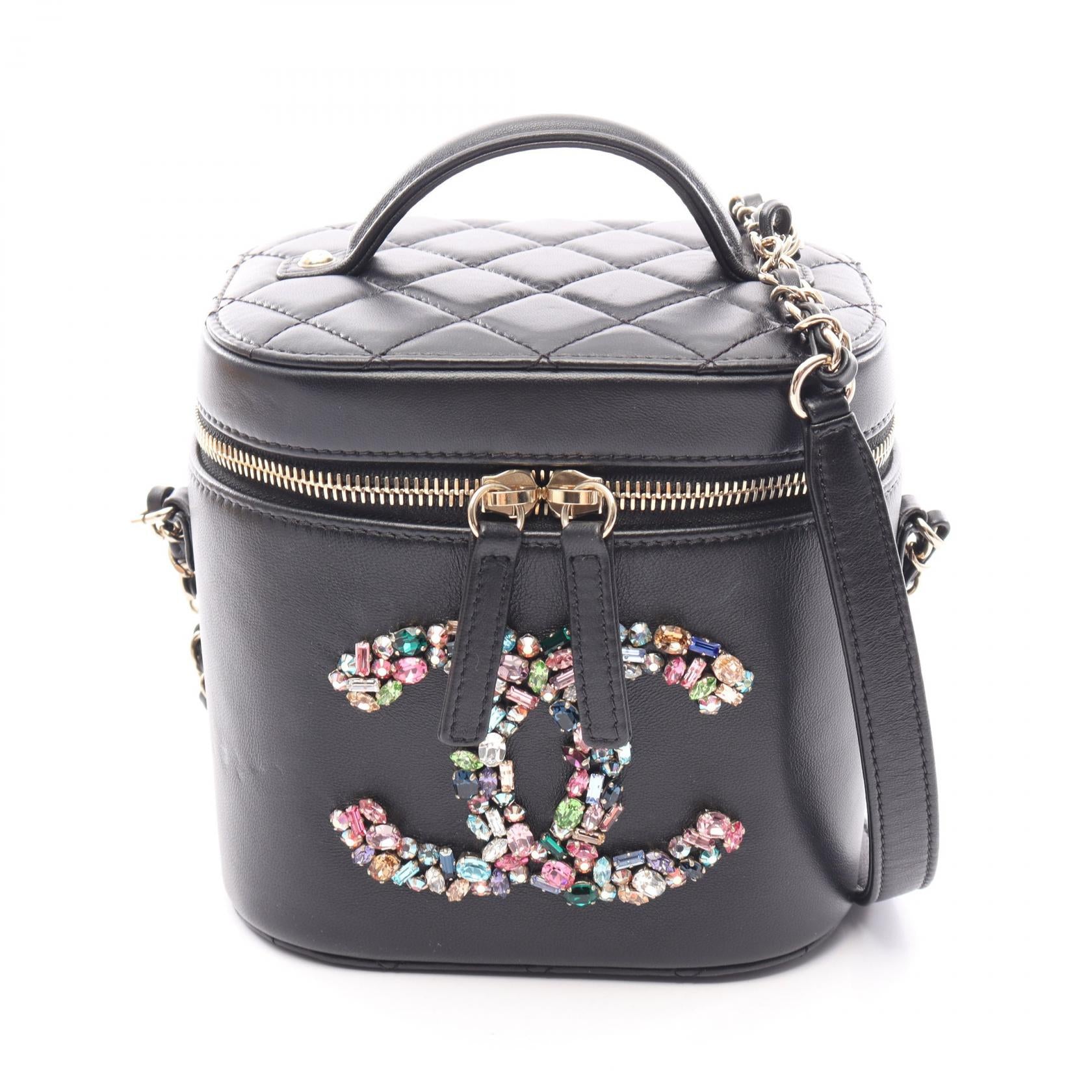 Chanel Crystalmania Lambskin 2way Shoulder Bag
