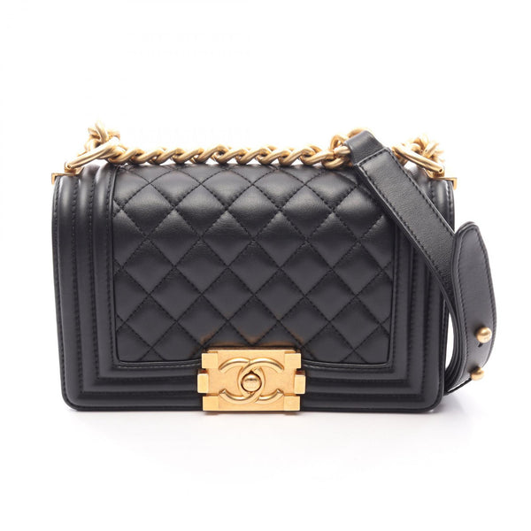 CHANEL Boy Chanel Lambskin Small Shoulder Bag