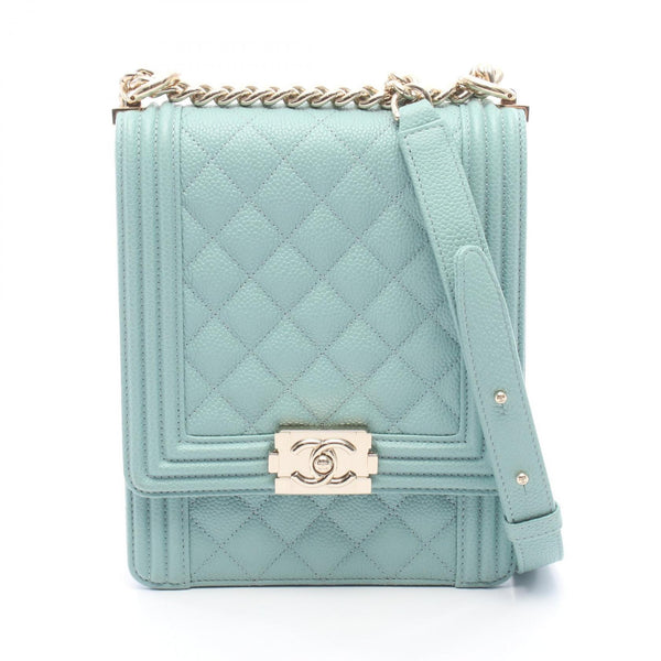 CHANEL Boy Chanel Caviar Skin Shoulder Bag