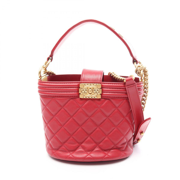 CHANEL Boy Chanel Lambskin 2way shoulder bag