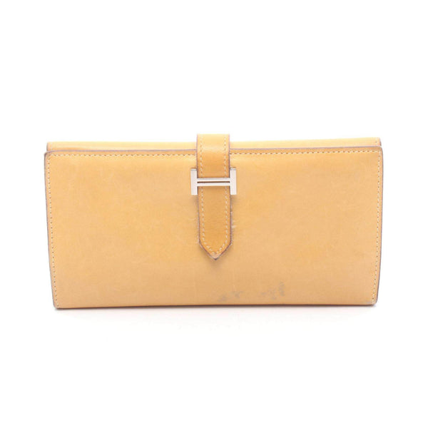 Hermes Bearn Depli Leather Wallet