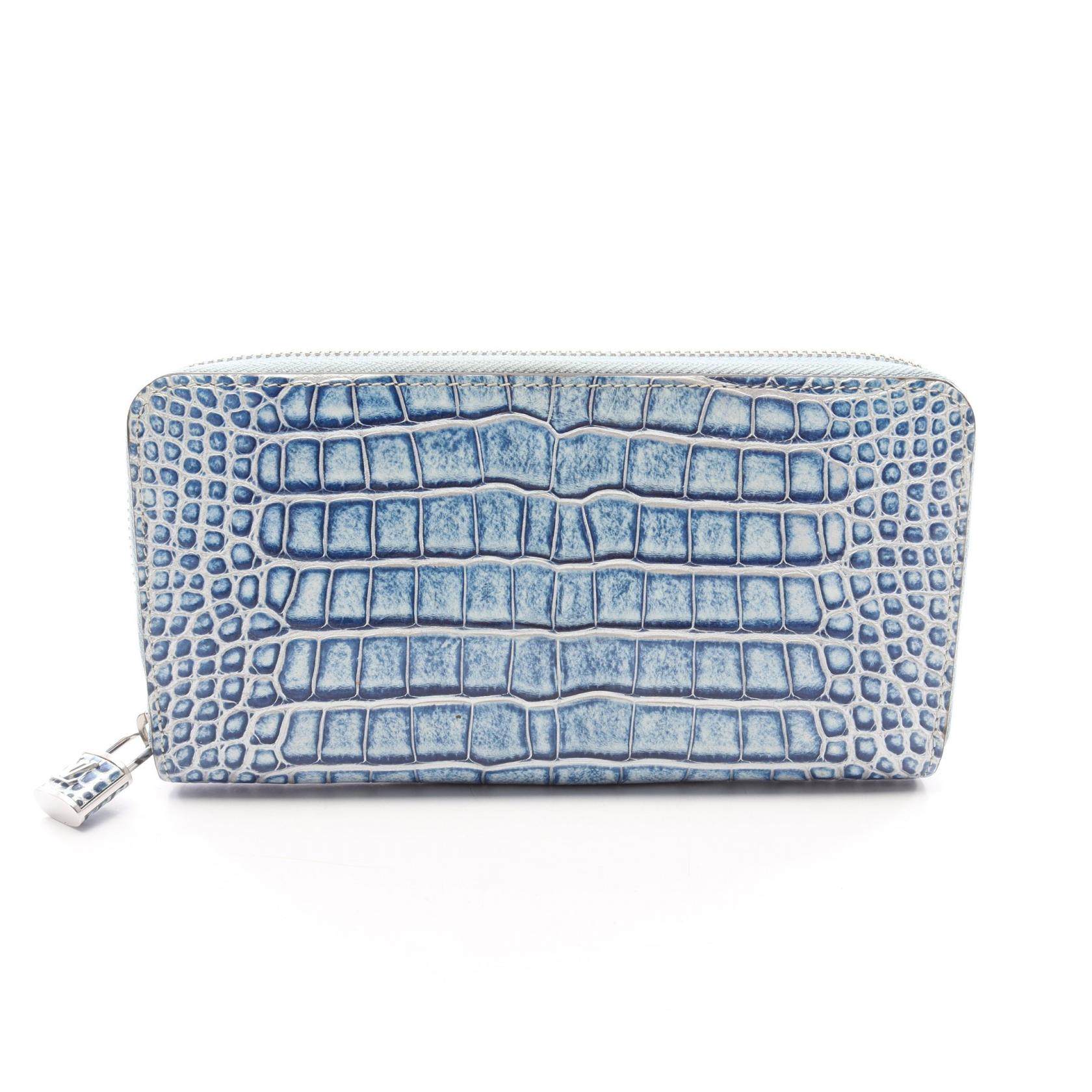 Louis Vuitton Zippy Wallet Alligator Long Wallet
