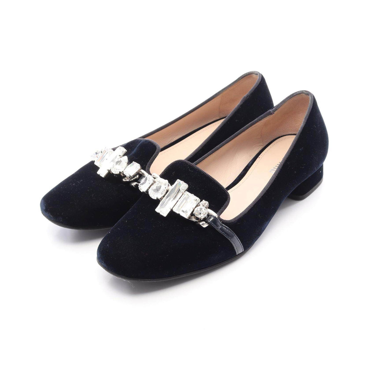 Miu Miu Velvet Bijou Flats