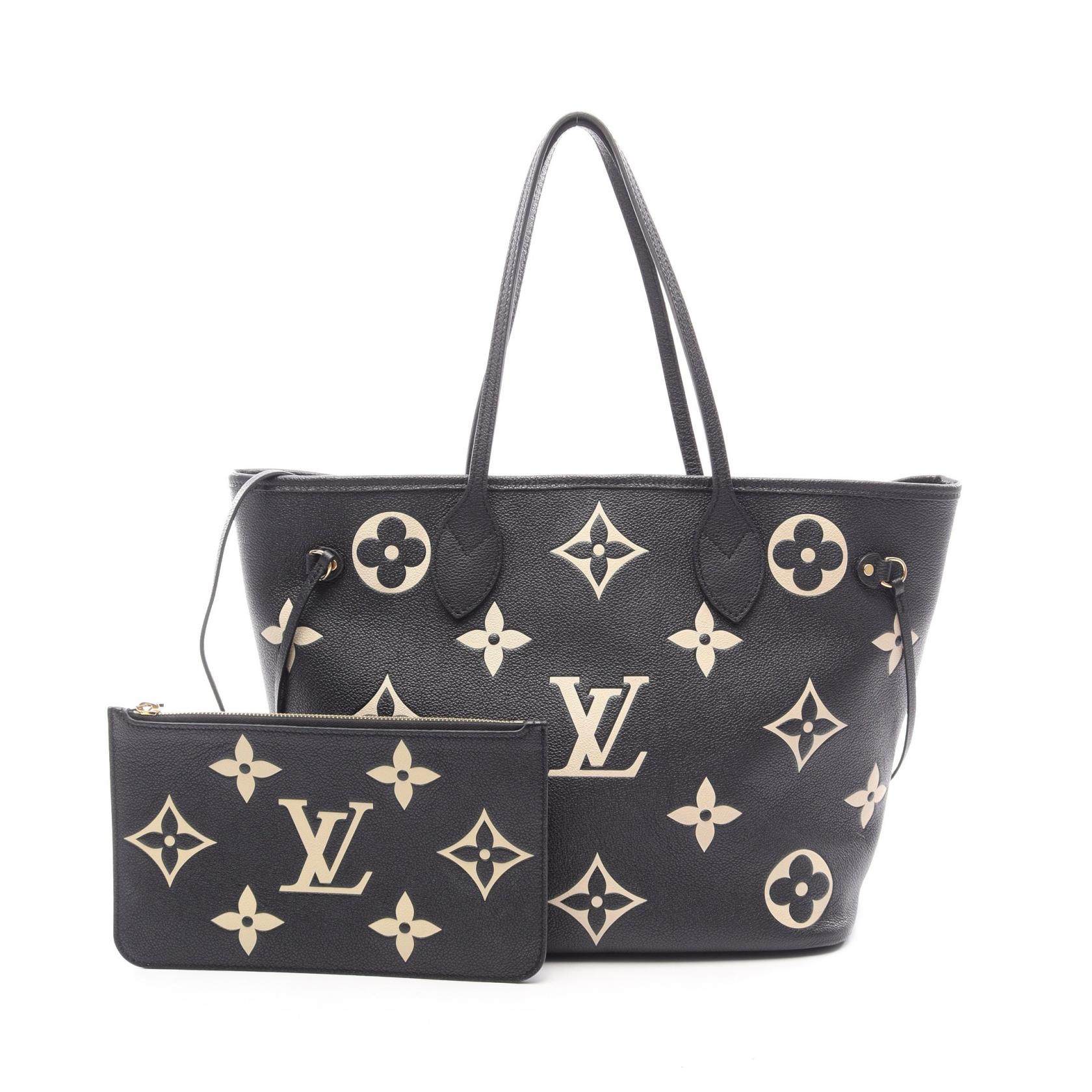 Louis Vuitton Neverfull MM Monogram Empreinte Tote Bag
