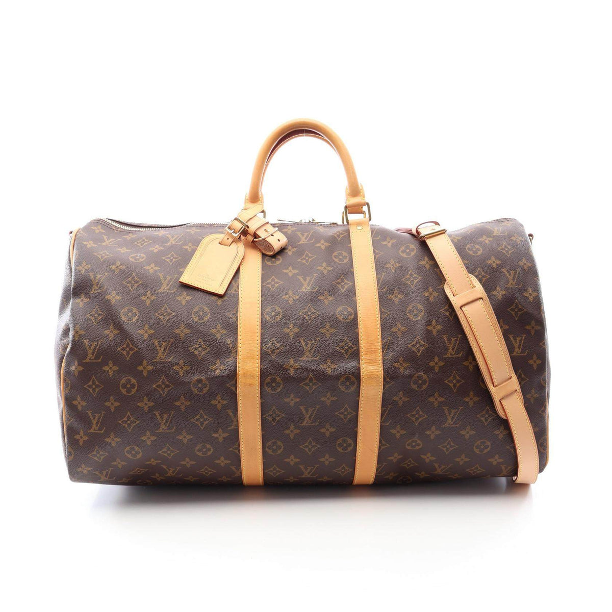 Louis Vuitton Keepall Bandouliere Monogram Coated Canvas Boston Bag
