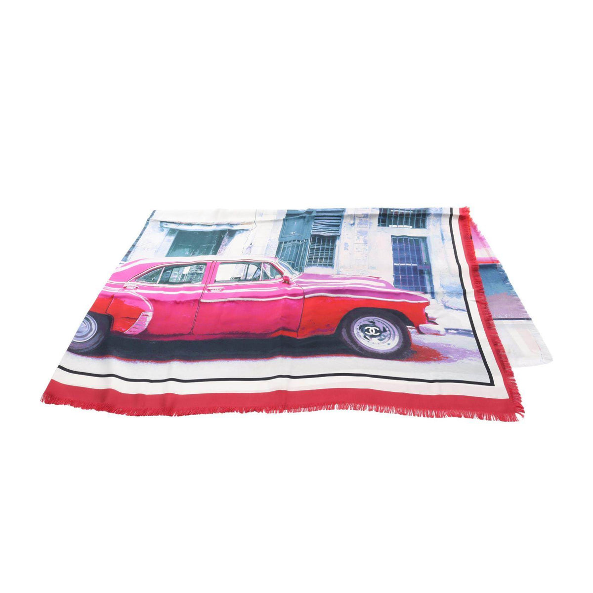 Chanel Logo Silk Scarf