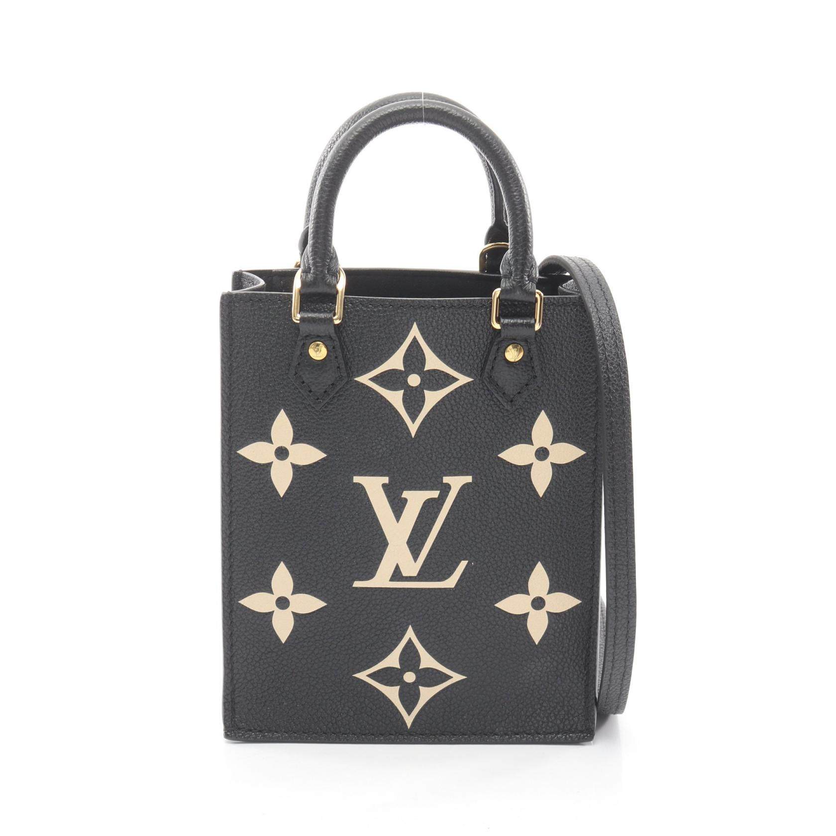 Louis Vuitton Petit Sac Plat Monogram Empreinte Handbag