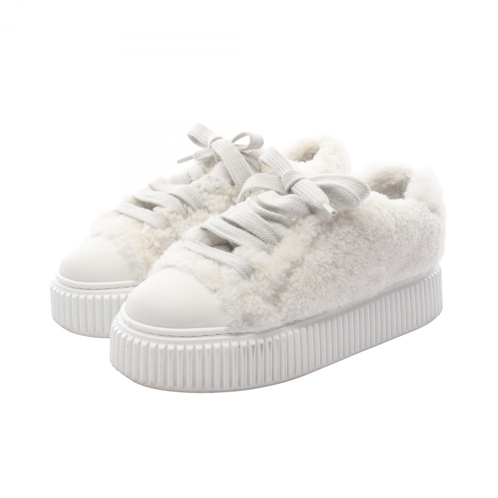 Miu Miu Leather Sneakers