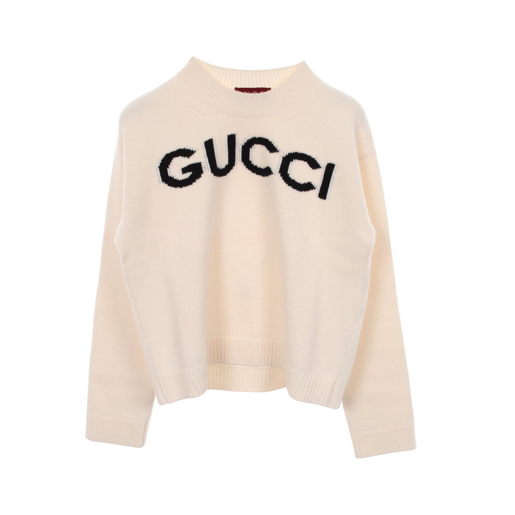 Gucci Intarsia Wool Knit Top