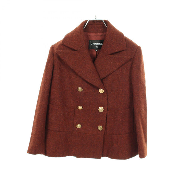 Chanel Coco Mark Tweed Wool Outerwear