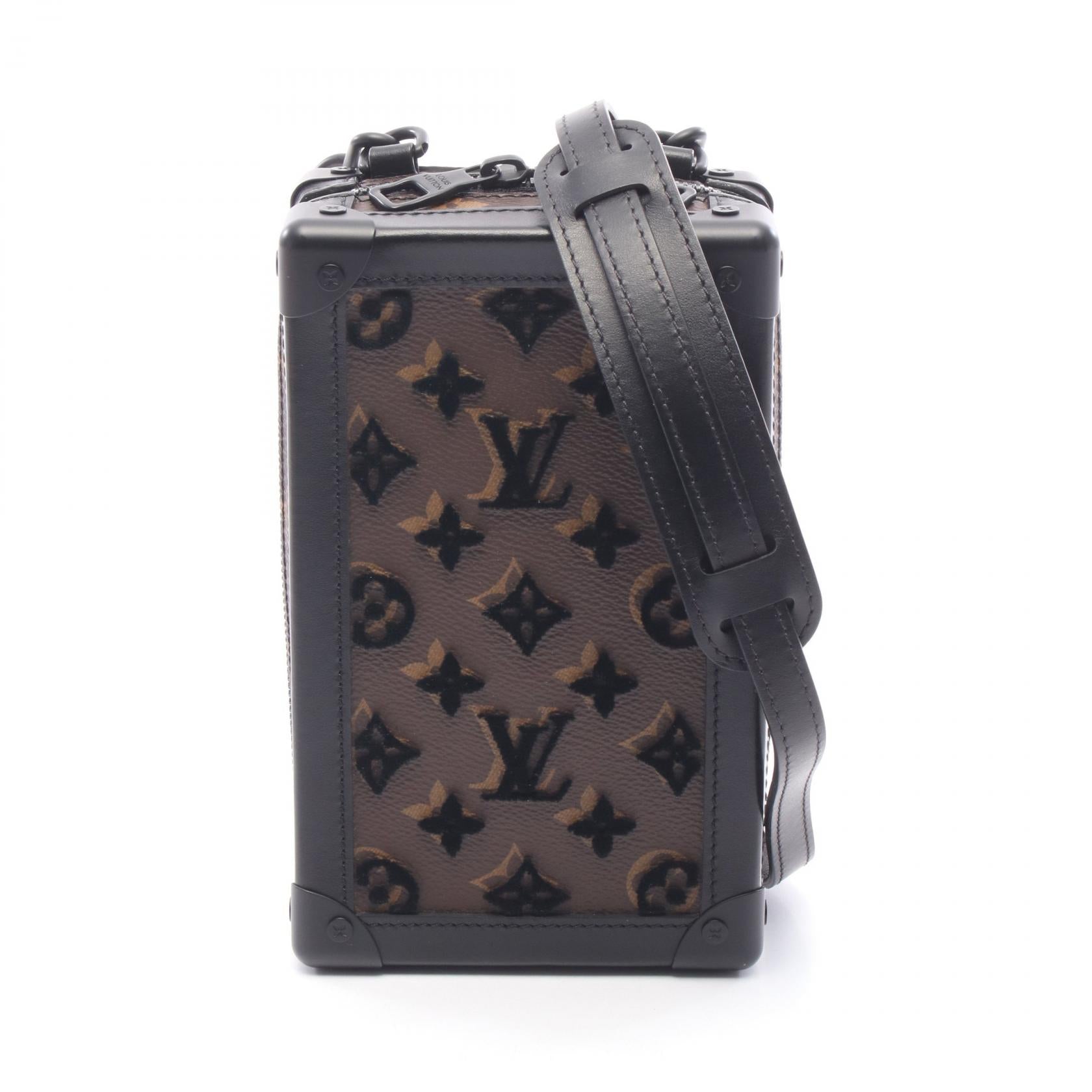 Louis Vuitton Vertical Soft Trunk Coated Canvas Shoulder Bag