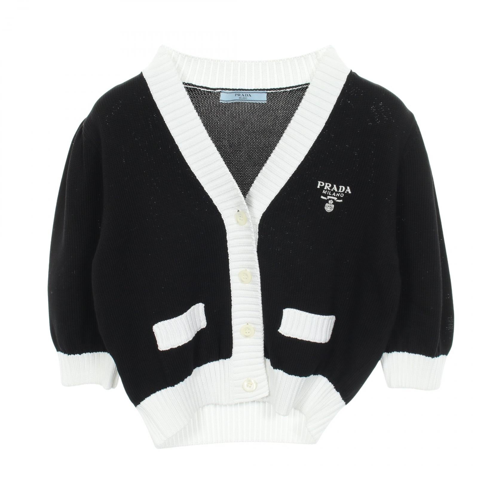 Prada Cotton Knit Cardigan