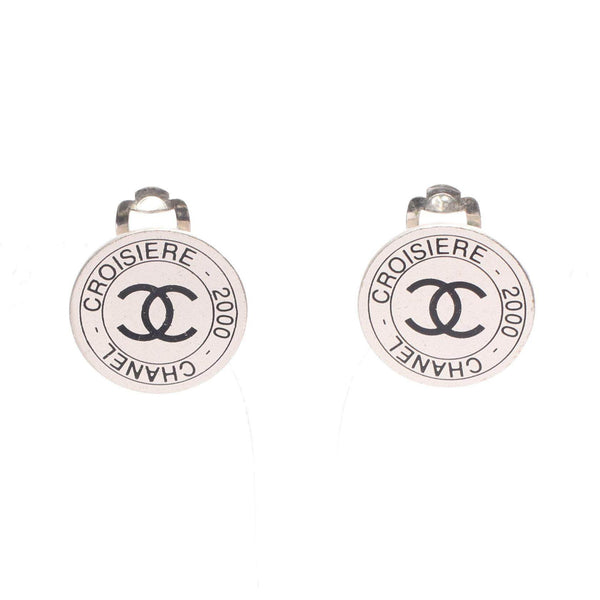 Chanel Coco Mark Circle Earrings