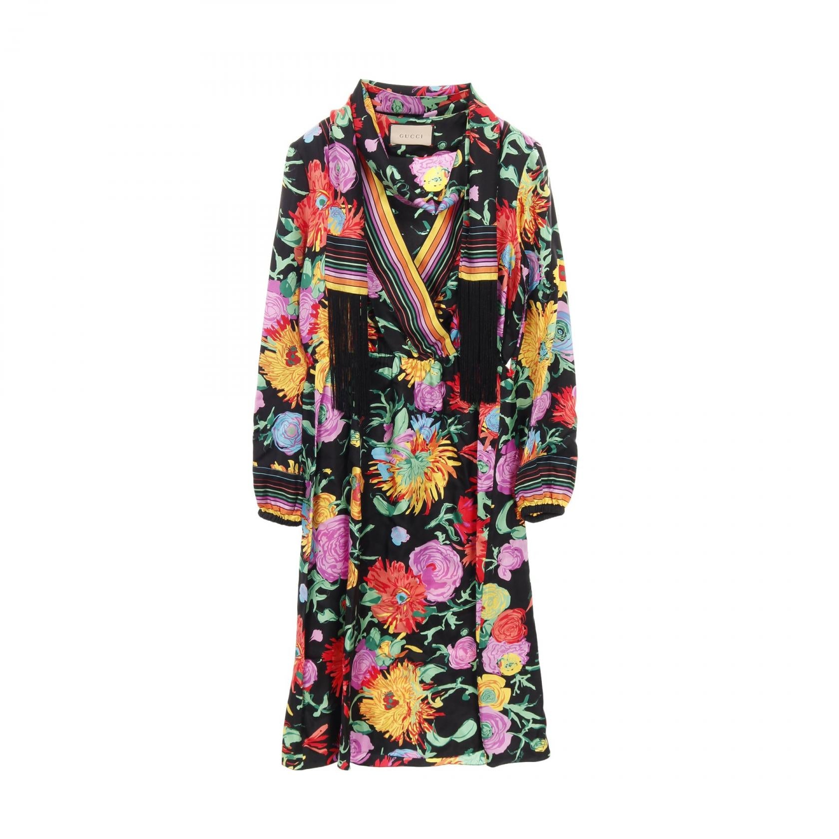 Gucci Gucci × Ken Scott Silk Dress
