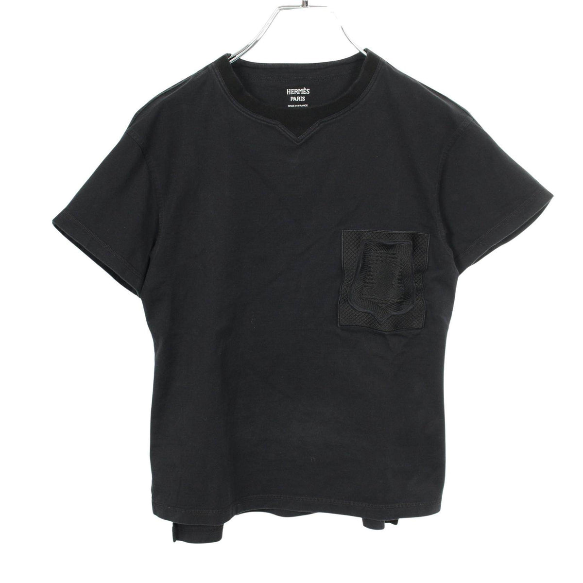 Hermes Emblem Cotton T Shirt