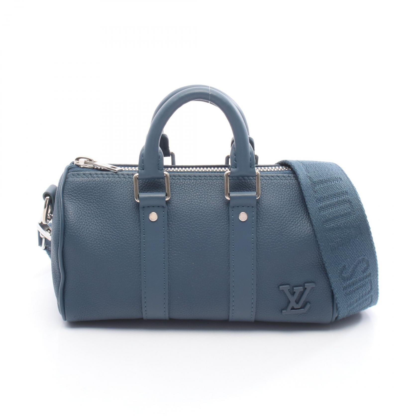 Louis Vuitton Keepall XS Aerogram Leather Handbag