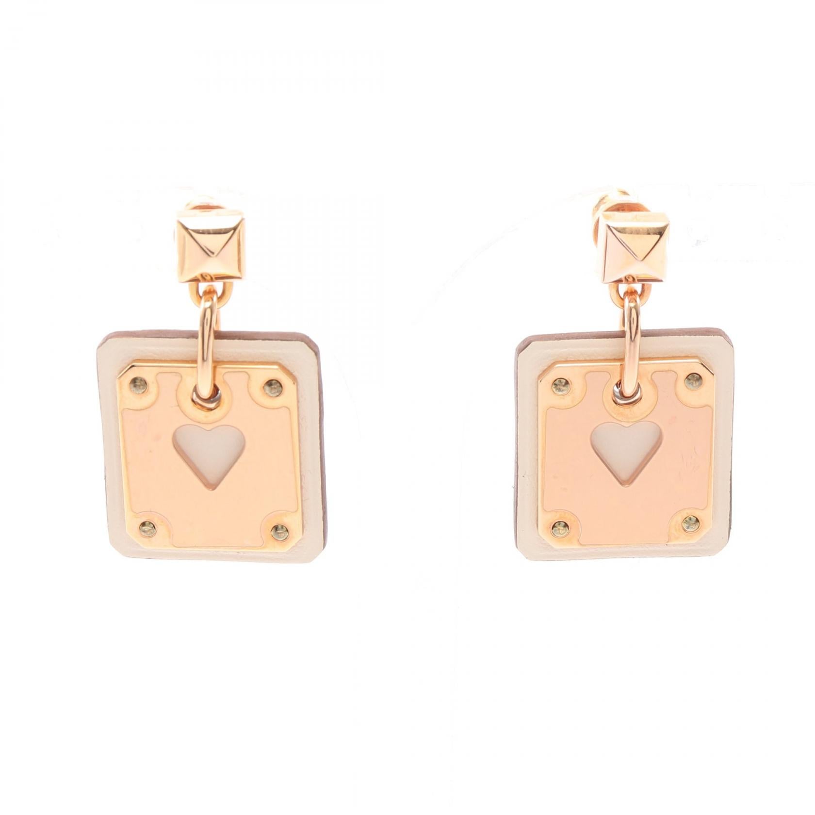 Hermes As de Coeur Earrings