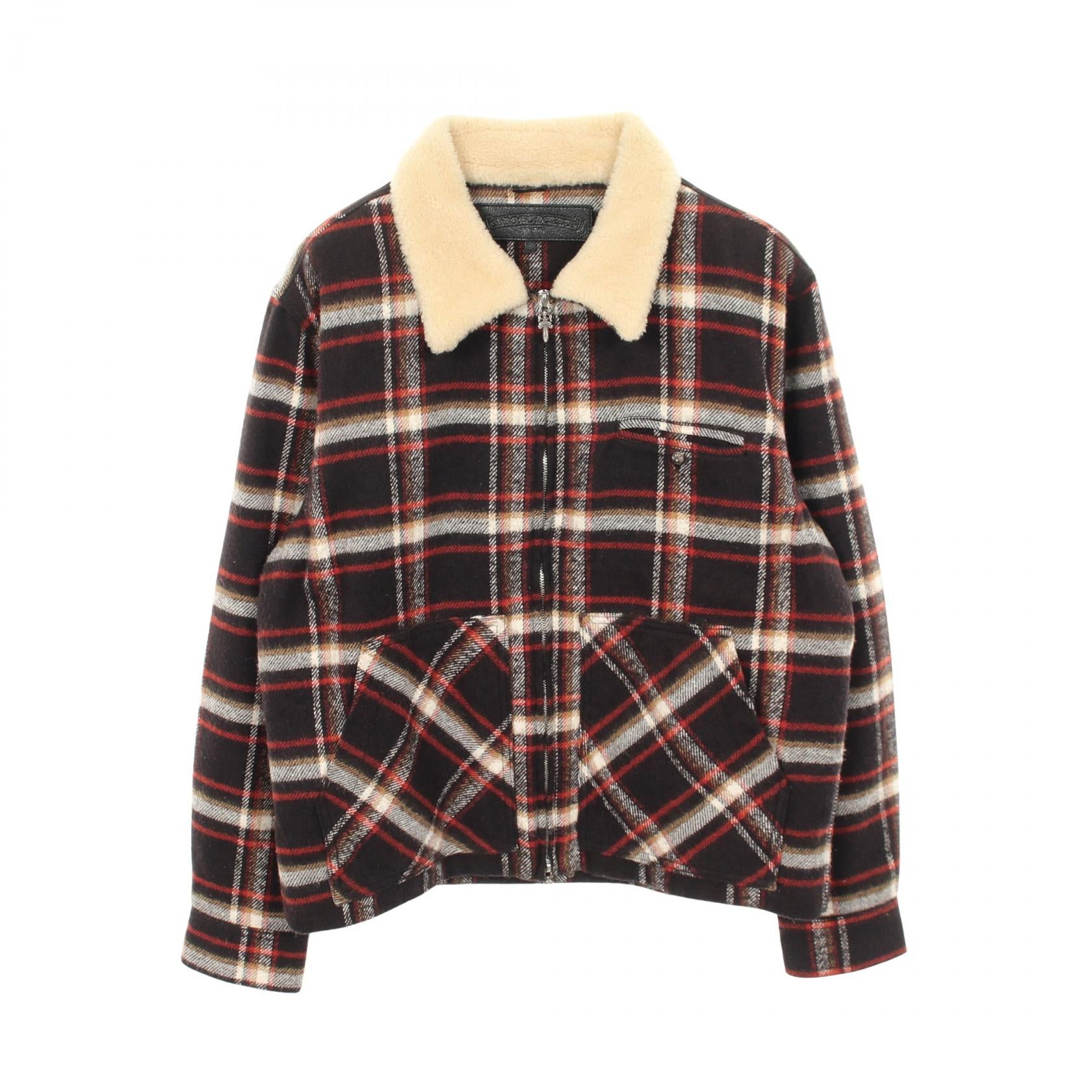 Chrome Hearts Flannel Check Cotton Polyester Jacket