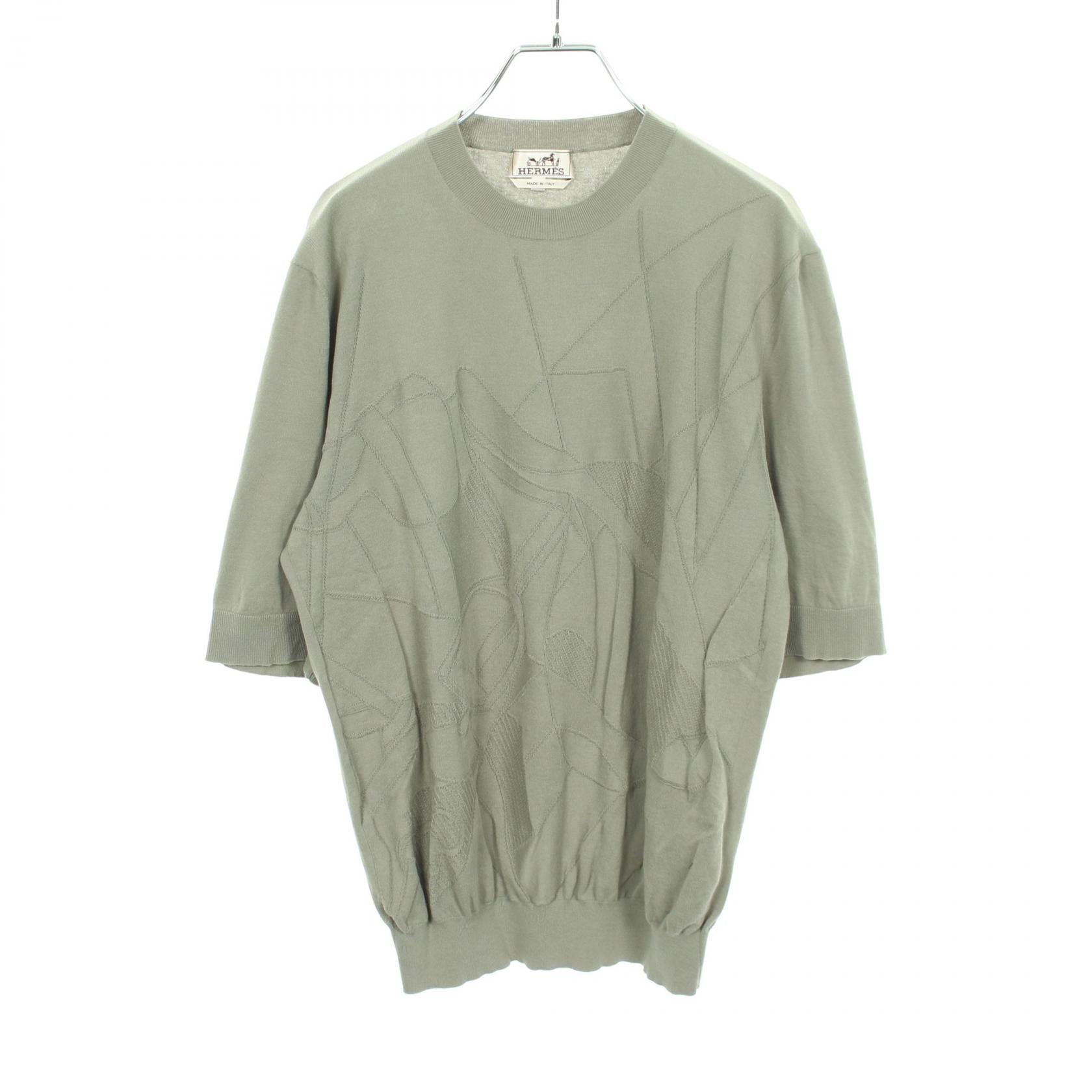 Hermes Selles en Fragments Cotton Knit Top