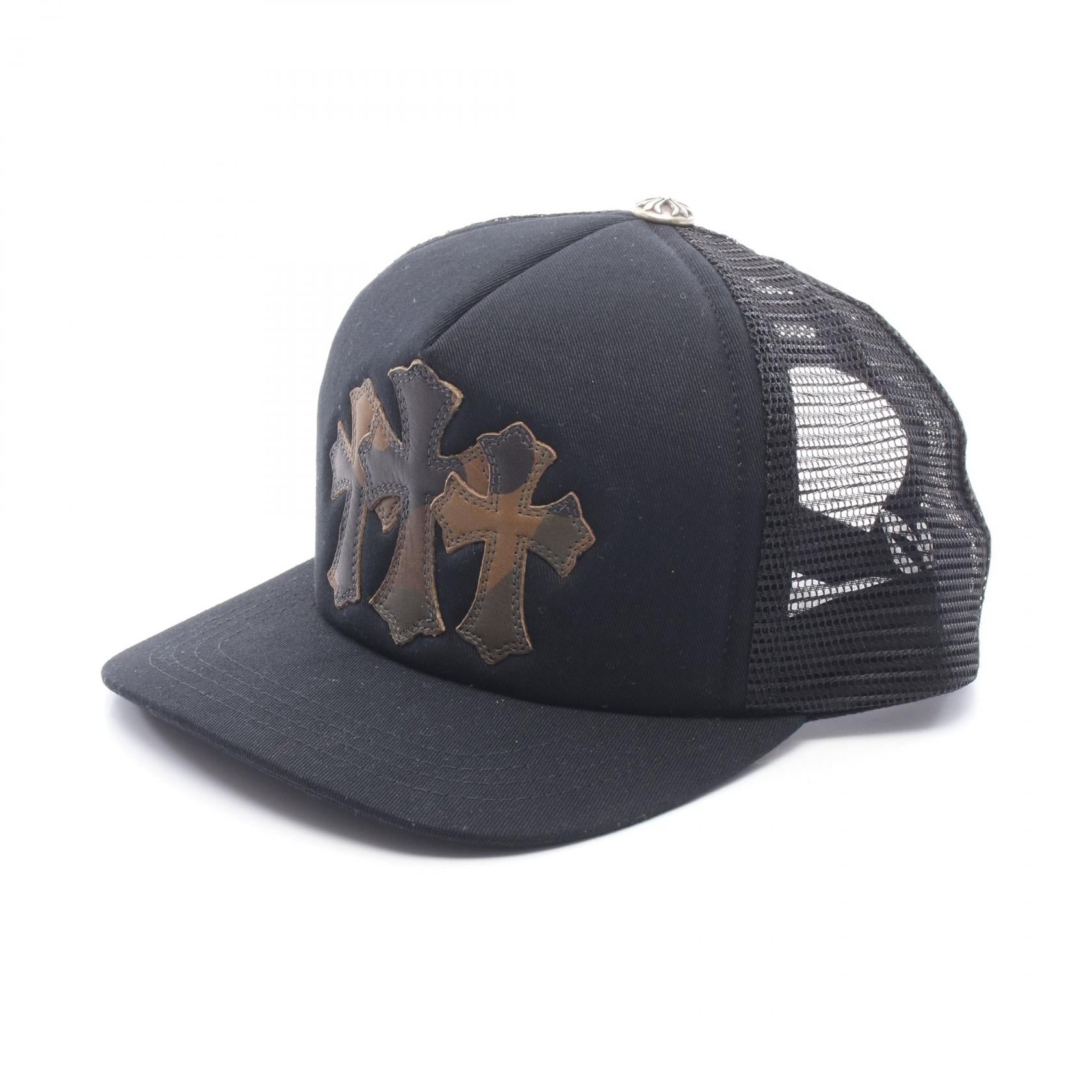 CHROME HEARTS 3 Cemetery Cross Patch Cotton Cap