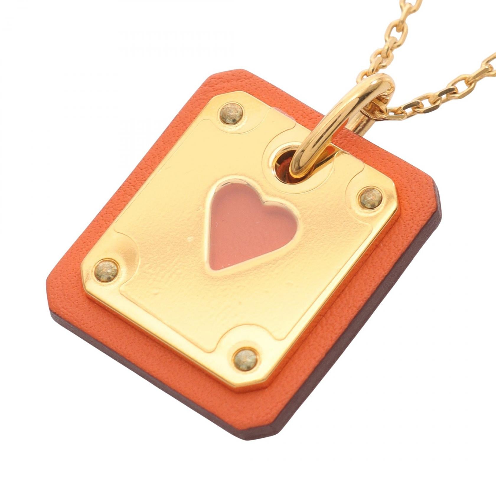 Hermes As de Coeur PM Necklace