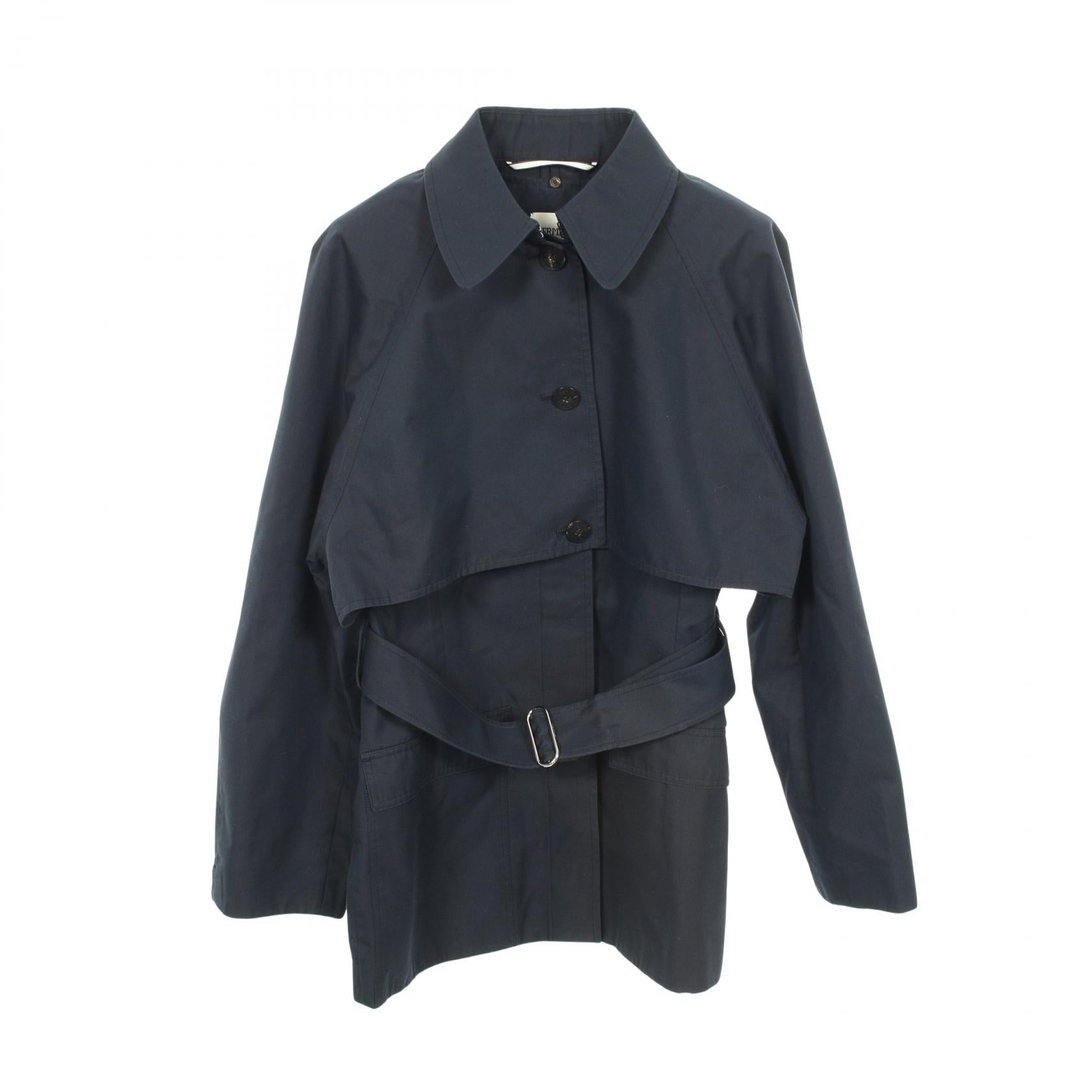 Hermes Nylon Cotton Coat