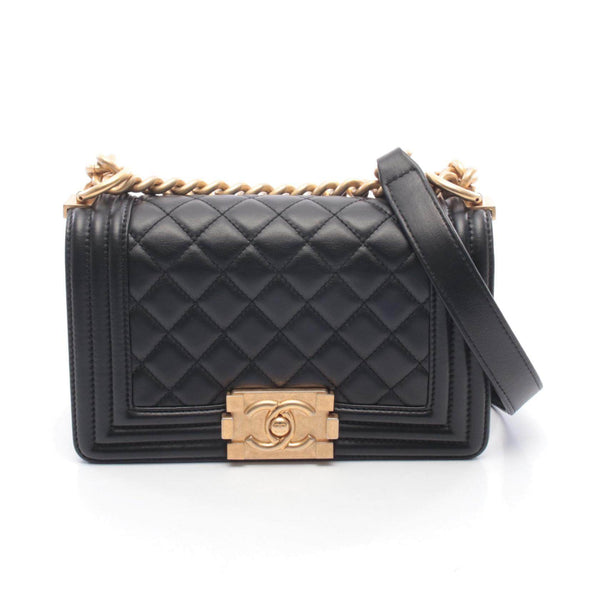 Chanel Boy Chanel Lambskin Shoulder Bag