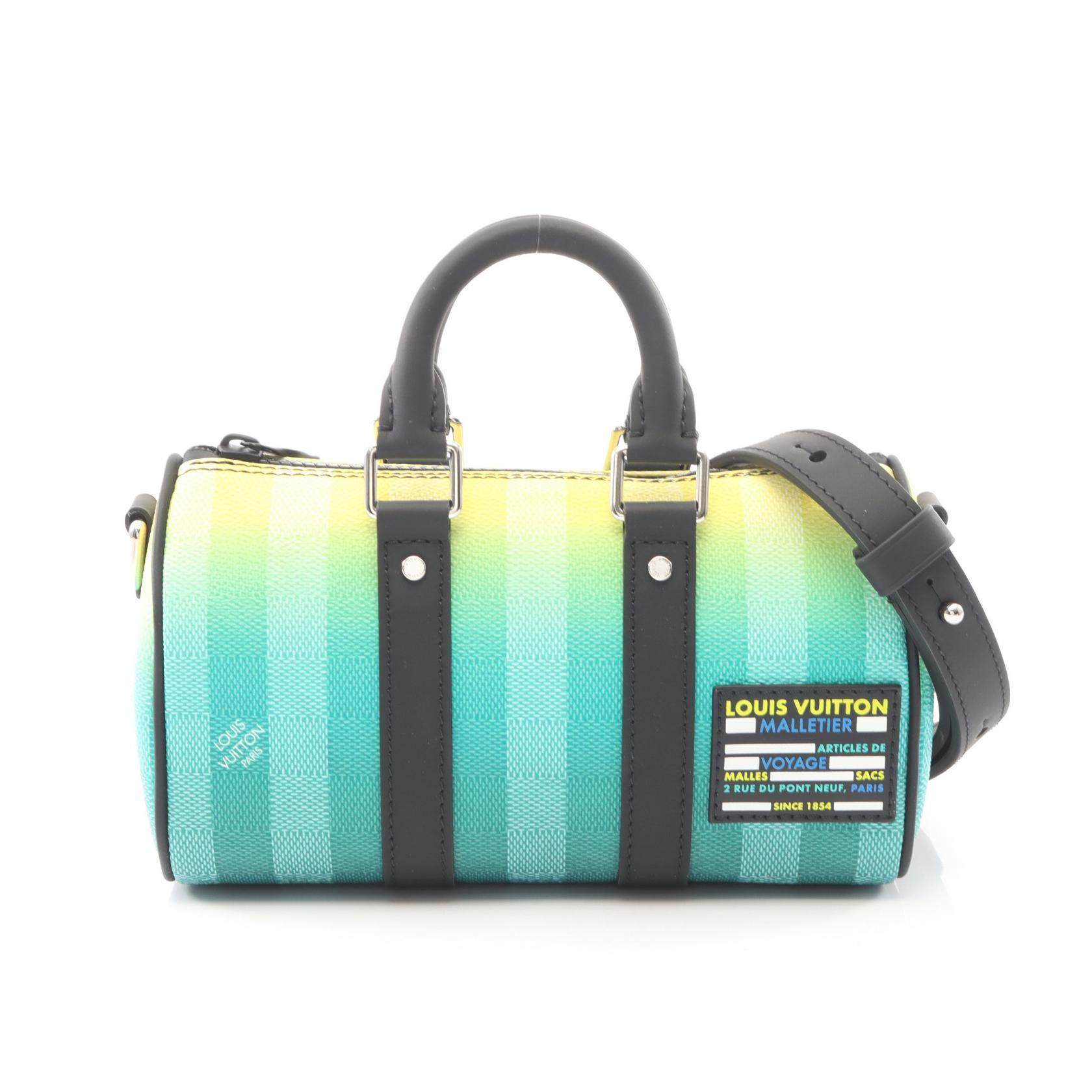 Louis Vuitton Keepall XS Damier Stripe Handbag