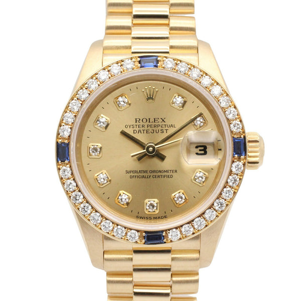 Rolex Datejust Au750 Watch