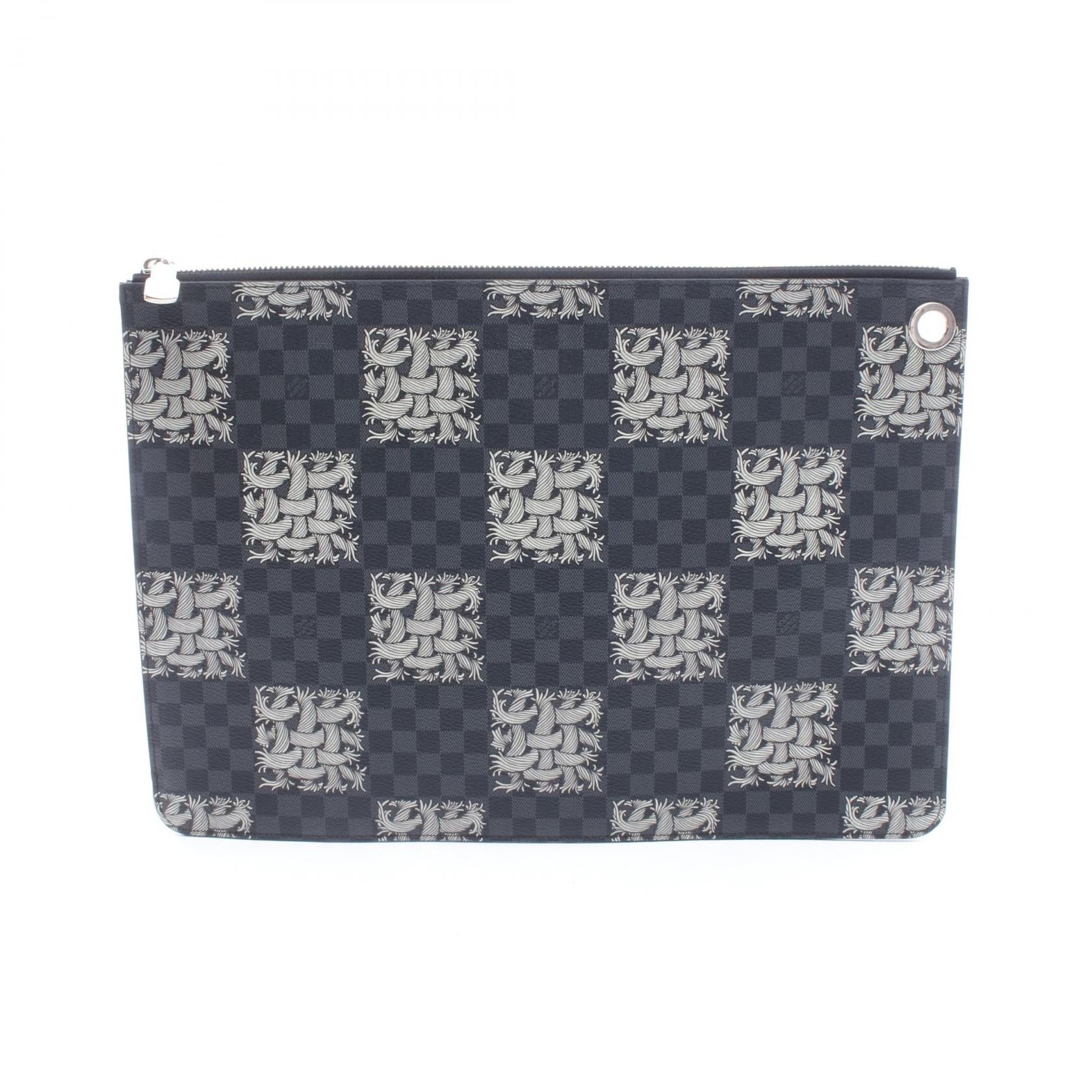 Louis Vuitton Pochette Jour GM Damier Graphite clutch bag