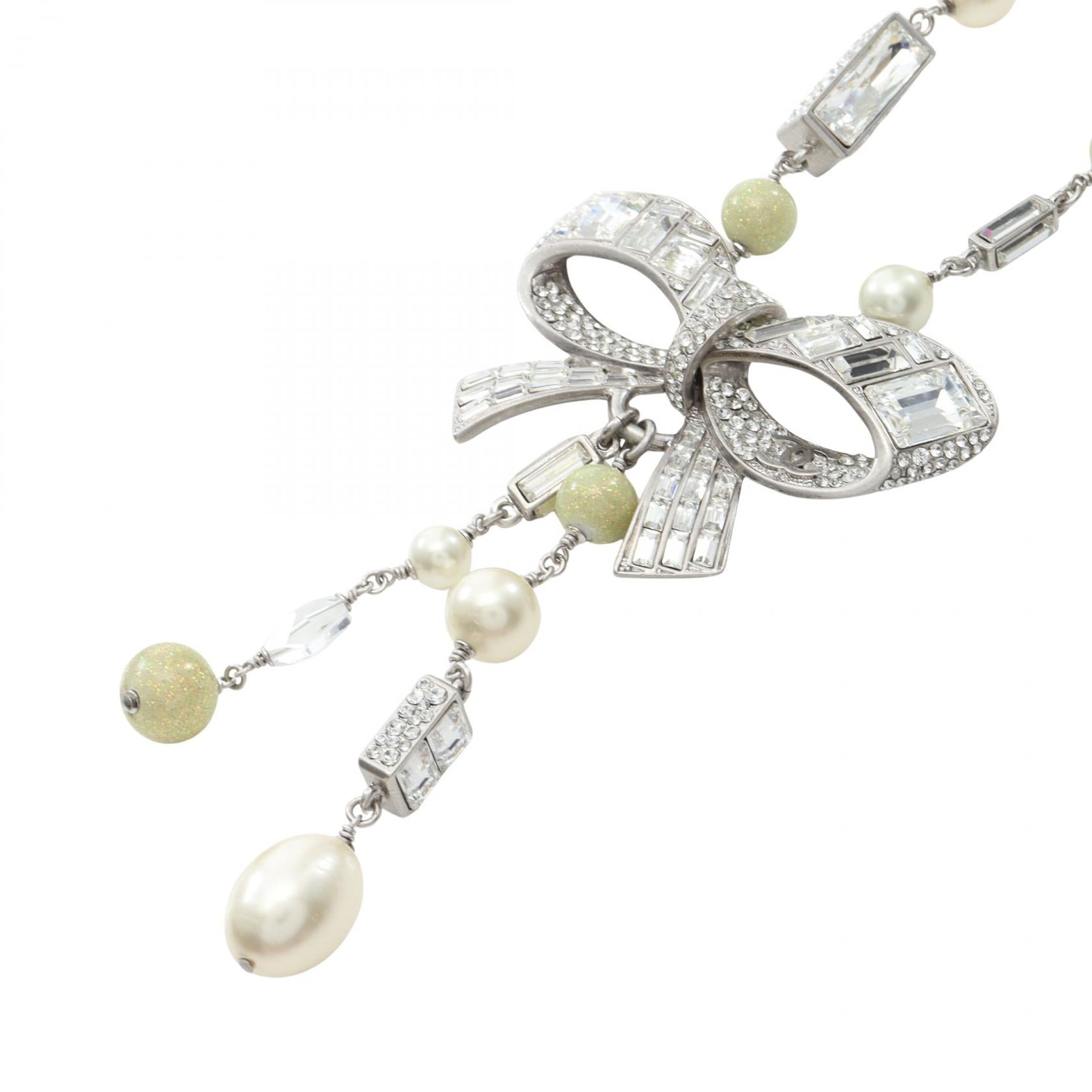 Chanel Coco Mark Ribbon Necklace